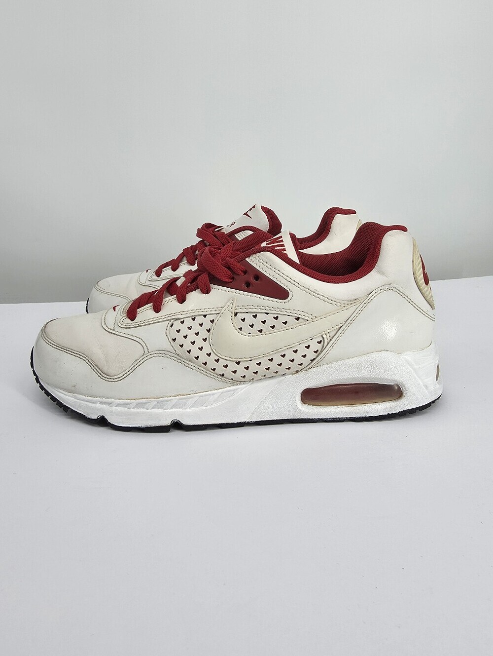 Nike Air Max Correlate Valentine White Gym Red 525381-116 Heart Womens 11 Rare